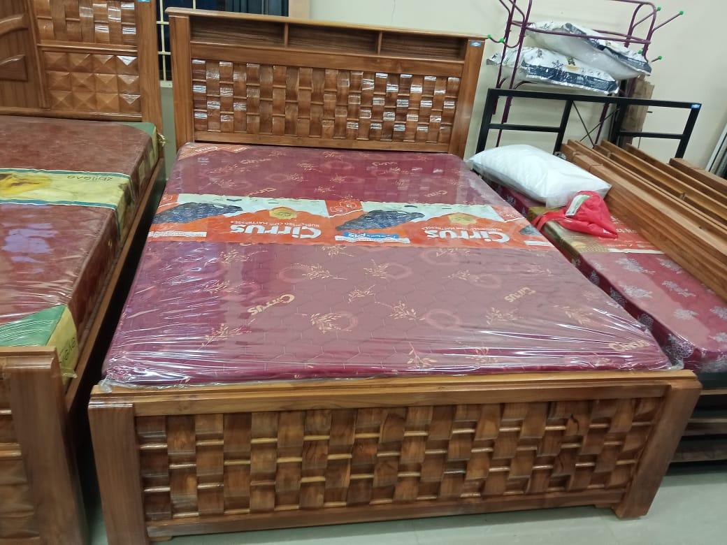 Wooden Cot - Teak view 2