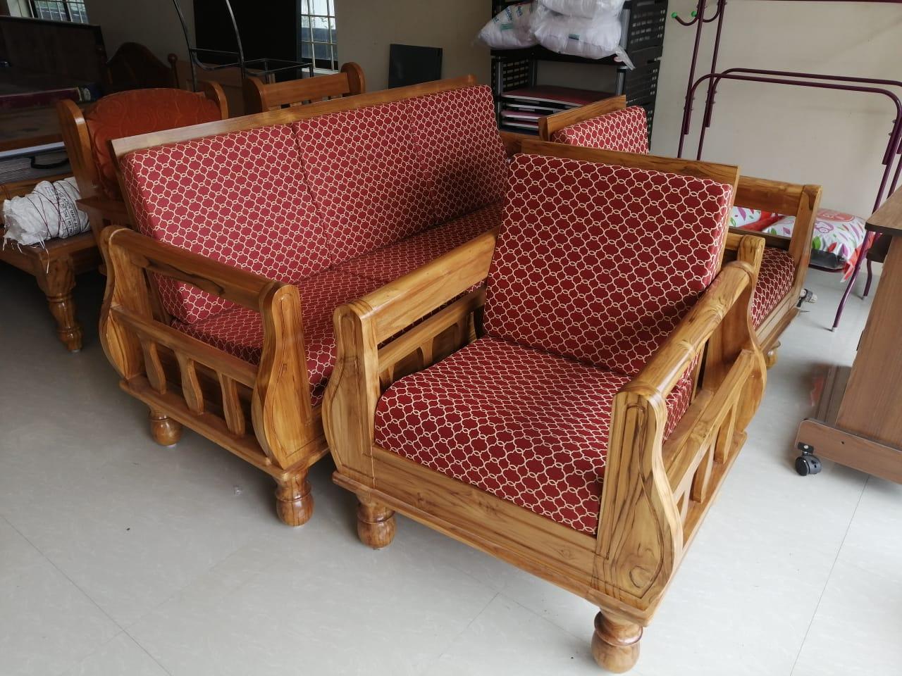 Wooden sofa