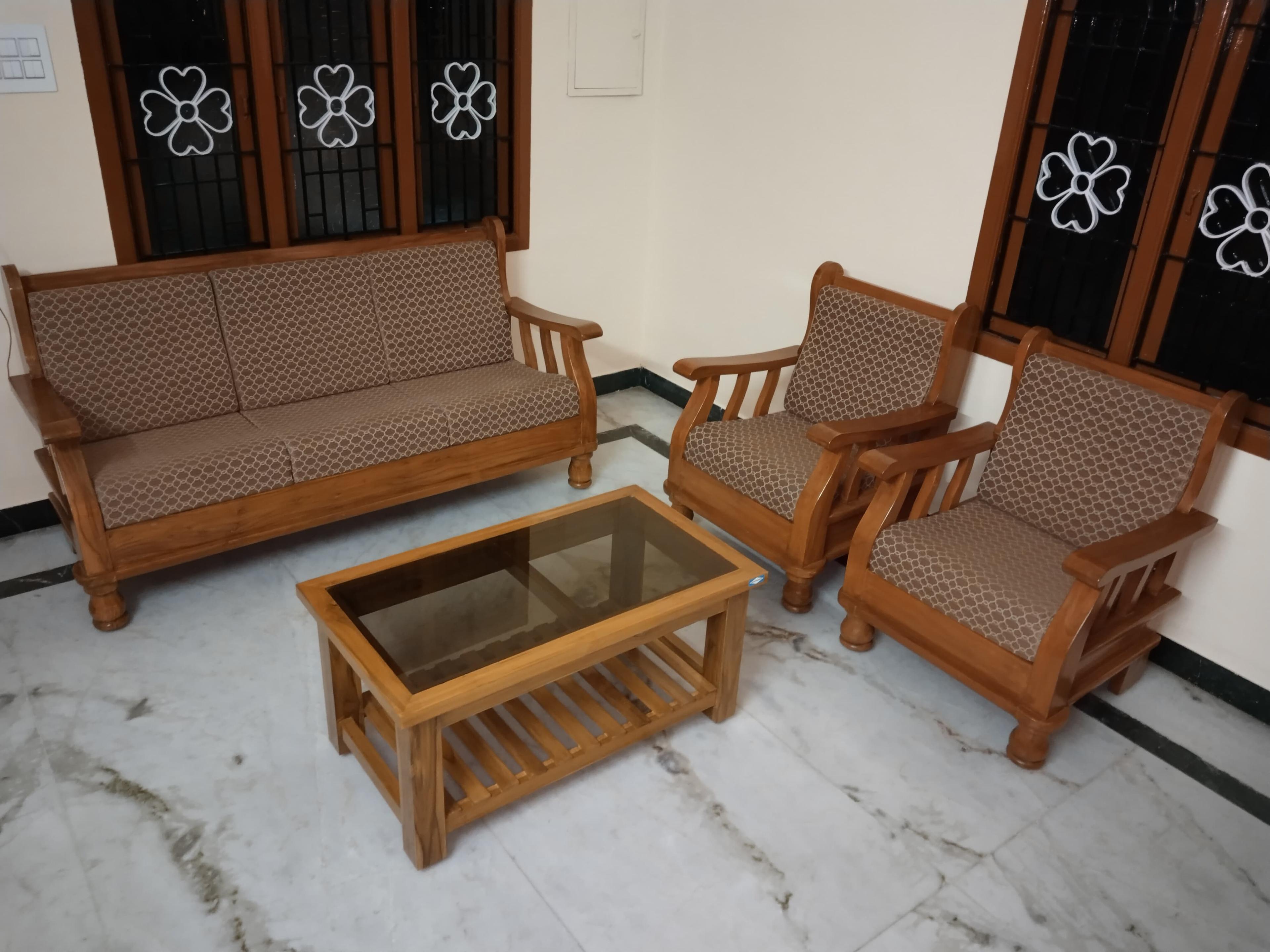 Sofa with tea table